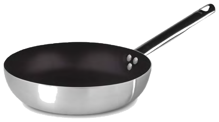 PADELLA SVASATA ALTA CM.24 2PLY INDUCTION ANTIADERENTE PEEK INTERNO - ALCX6111BG24