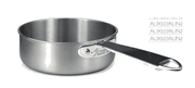 Casseruola bassa aluinox 1/m - 16 cm - ALIX107ALIN16