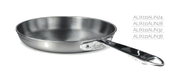 Padella aluinox 1/m tubolare - 32 cm - ALIX111ALIN32