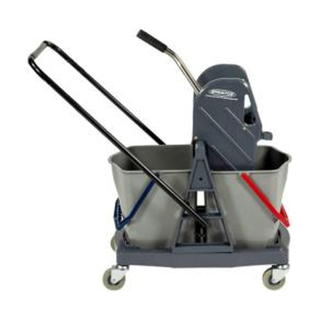 CARRELLO 2 RUOTE CON STRIZZATORE