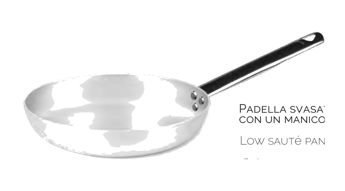 Padella svas. Bassa 1/m all. Al. - 4.5 cm - ALMA111BB20