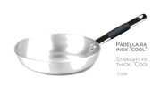 Padella cool/al 5mm.dritta 1/m. - 24 cm - ALMC1111C24