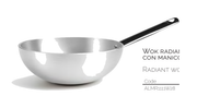 Wok al/rad.f/svasato - 32 cm - ALMR1111W32