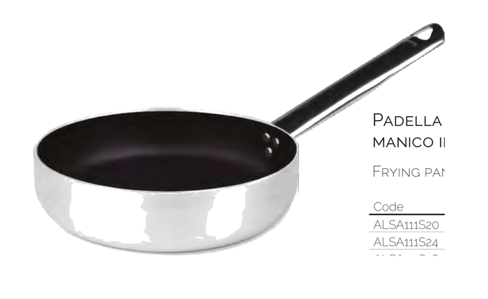 Padella frigg. 1/m all. Platinum cm. 36 - ALSA111S36