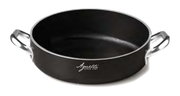 Tegame alblack 5mm fondo induz.10mm 2/m. - 32 cm - ALSA2110SSPI32