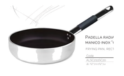Padella cool/plat.5mm.dritta 1m. - 24 cm - ALSC2111SC24