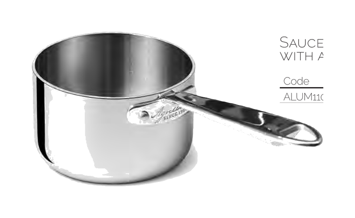 Casseruola alta aluinox 1907 1/m cm 16 - ALUM110516