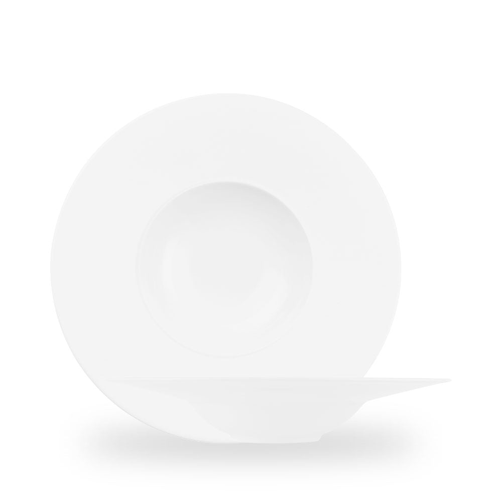 Alc Ambience White Medium Rim Media Rim Coppetta 28Cm Box 6 - APRAB1171