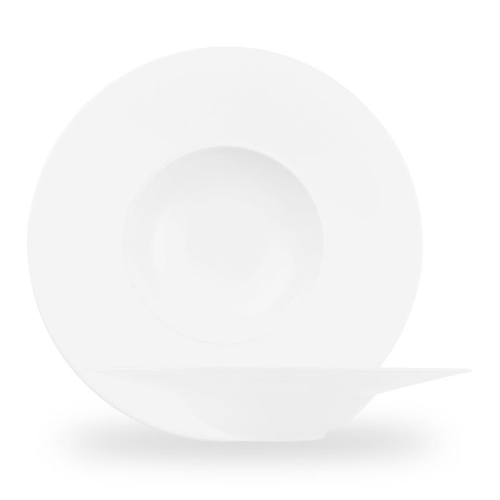 Alc Ambience White Medium Rim Coppetta 12 3/8" Box 6 - APRALB121