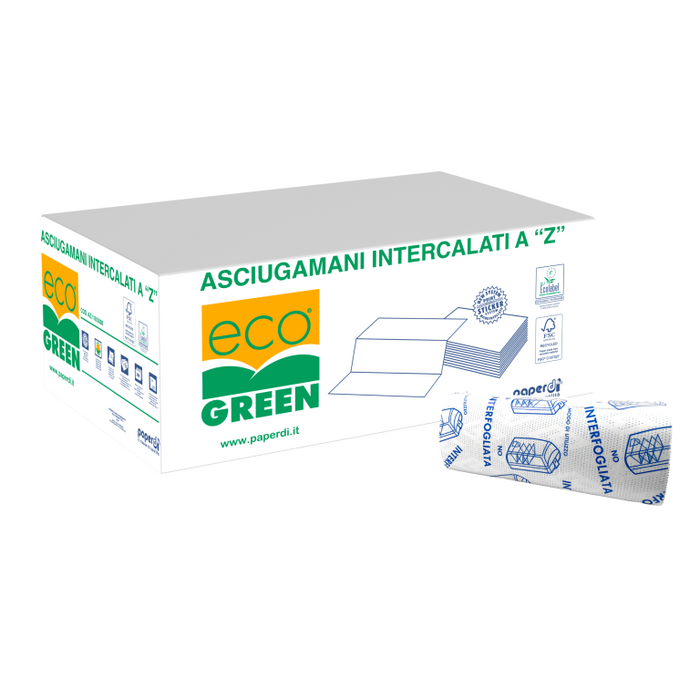 ASCIUGAMANO PIEGATO A "Z" 3000 FOGLI ECO
