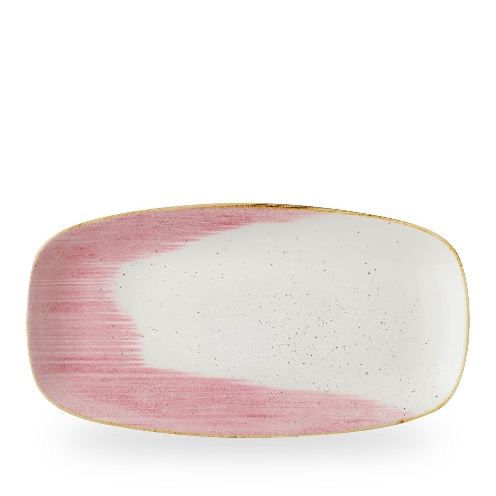 Stonecast Accents Petal Pink Piatto Rettangolare Chefs 13 7/8X7 3/8" Box 6 - ASPPXO141