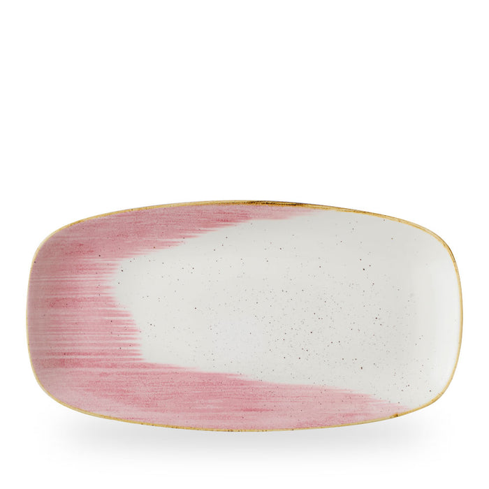 Stonecast Accents Petal Pink Piatto Rettangolare Chefs 13 7/8X7 3/8" Box 6 - ASPPXO141