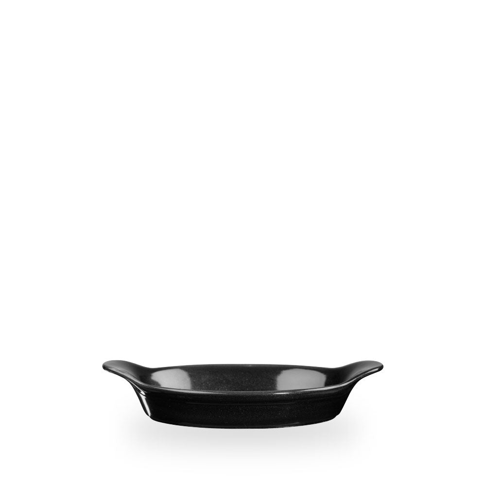 Oynx Black Intermediate Tegame Ovale Con Manici 23.2X12.5Cm Box 6 - BCBKIOEN1
