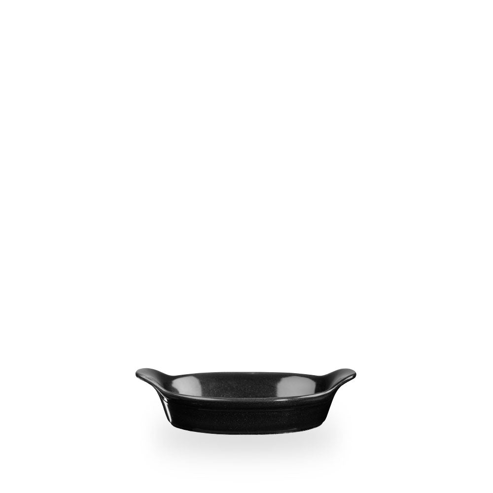 Oynx Black Small Tegame Rotondo Con Manici 6"X7" Box 6 - BCBKSREN1