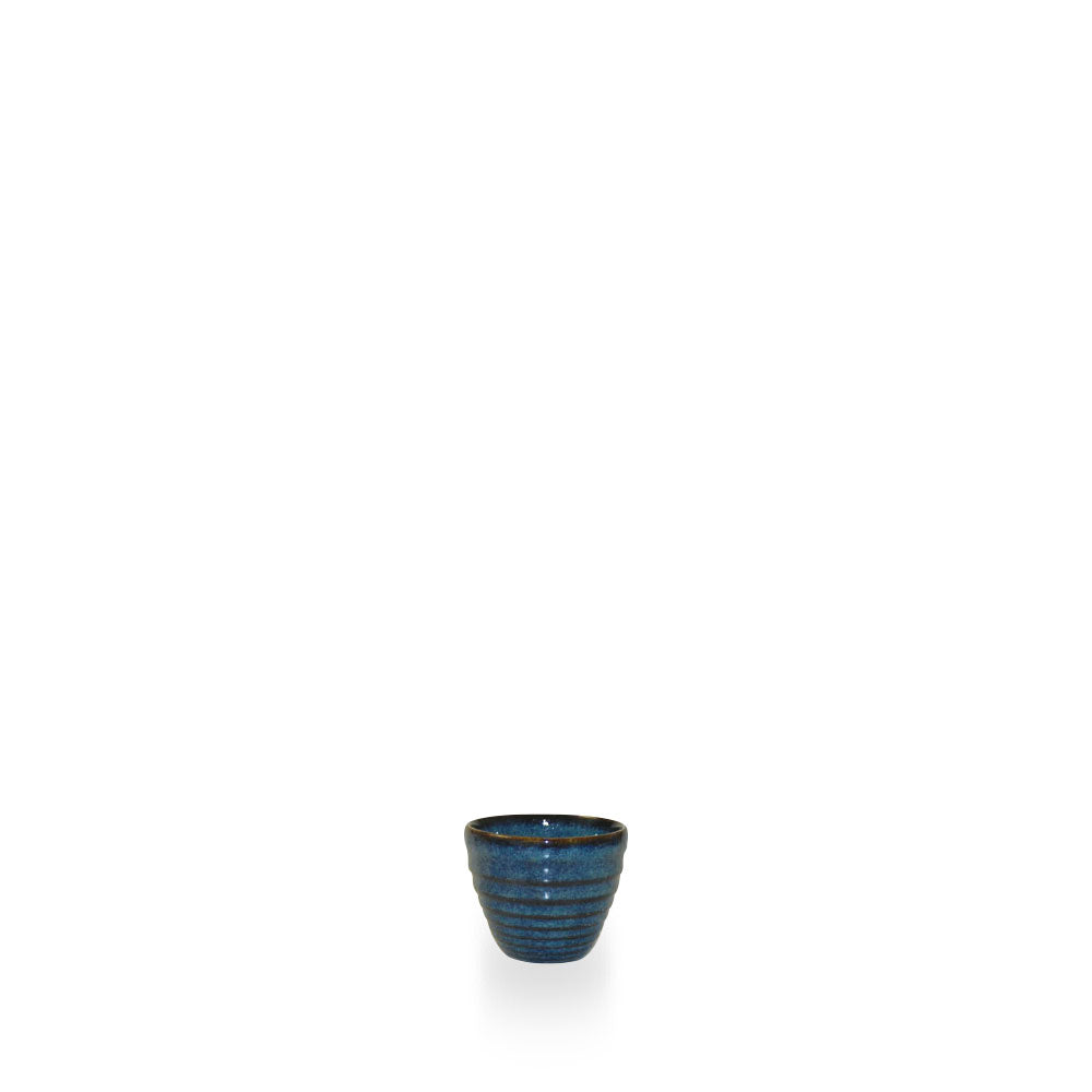 Sapphire Blue Ripple Dipper Pot 2Oz Box 12 - BCBLRPD21