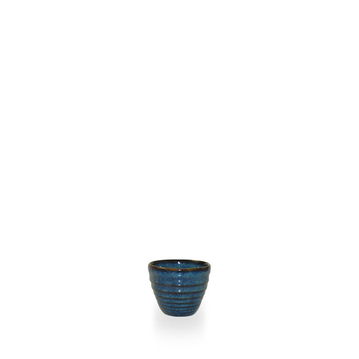 Sapphire Blue Ripple Dipper Pot 4Oz Box 12 - BCBLRPD41