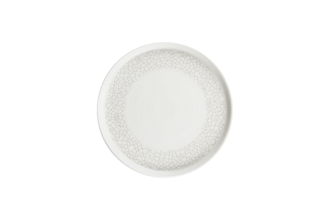 Viana Charcoal Grey Walled Plate 8 1/4" Box 6 - CGVIWP211