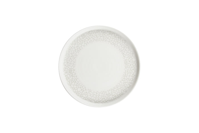 Viana Charcoal Grey Walled Plate 8 1/4" Box 6 - CGVIWP211