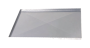 TEGLIA RET CON DIAGONALI LEGA 3003 H 2 - 55x38 cm - COAL49/2XD55