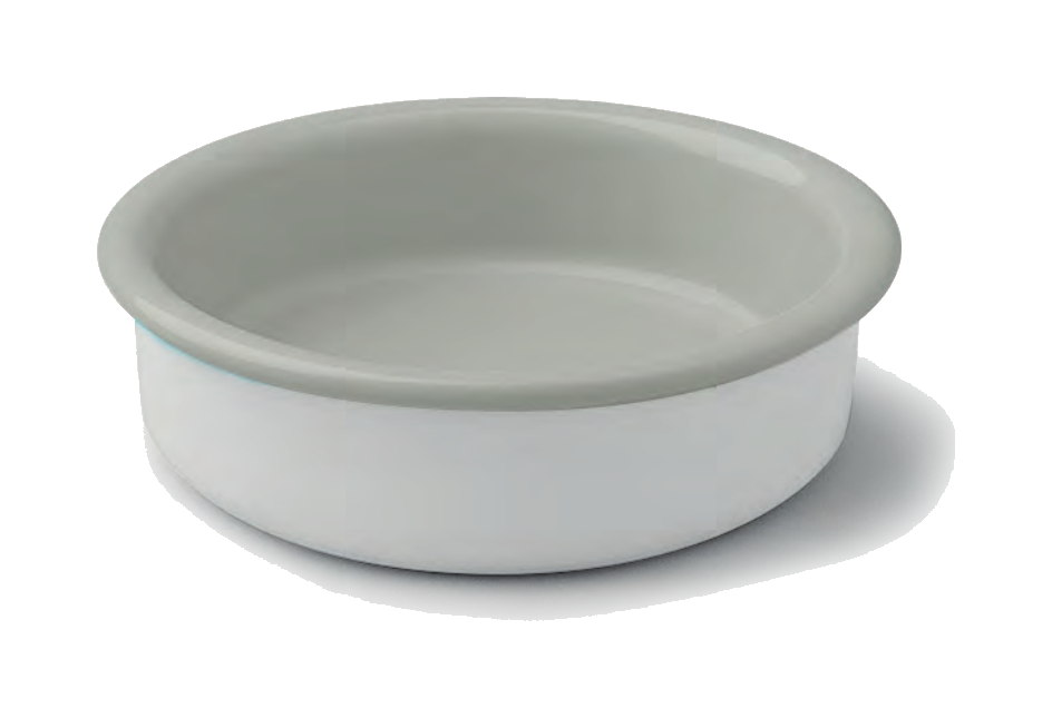 INSERTO IN PORCELLANA LINEA 1932 ART 110 E 111 CM 16 (16.5 CM X H 4 CM) - COCE11016GRY