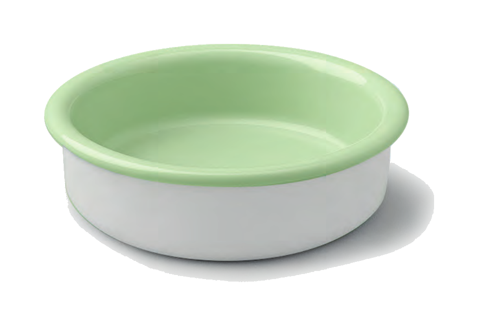 INSERTO IN PORCELLANA ART 110 E 111 CM 24 (24.8 CM X H 5.1 CM) - COCE11024GRN