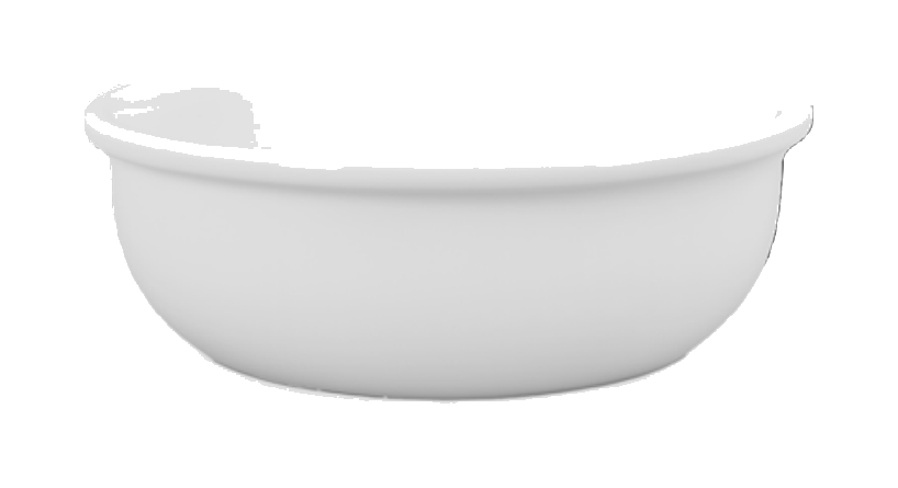 INSERTO IN PORCELLANA ART 111 MANTECARE CM. 20 (21.6 CM X H 6.1 CM) - COCE111BM20WHT