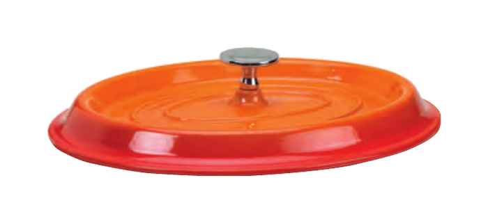 Coperchio ovale slowcook cm 12x9 (extra) - orange - COGHSOL12912O