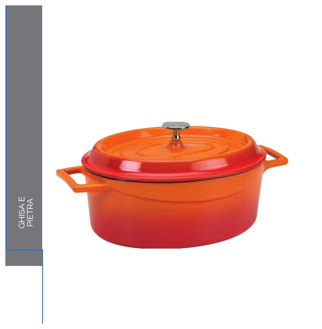 Mini casseruola ovale slowcook cm 12x9 - 0.41 litri orange - COGHSOP12612O