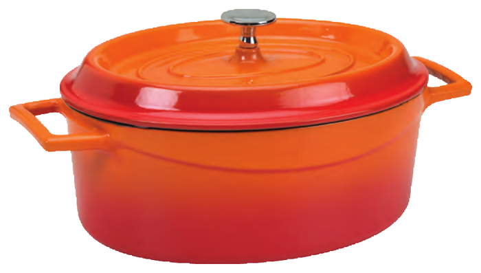 Casseruola ovale slowcook cm 25 - 3.3 litri orange - COGHSOP12625O