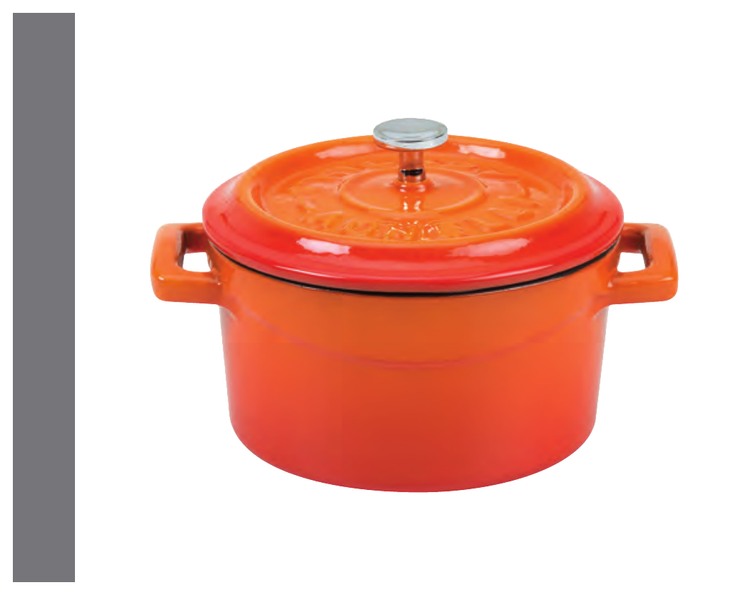 Mini casseruola slowcook cm 10 - 0,35 litri orange - COGHSRP10410O