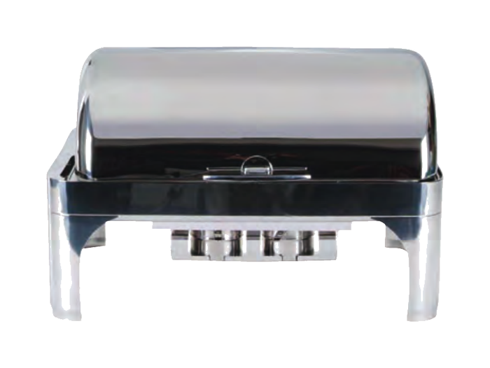 Chafing dish rett.rolltop 64,2 x47x h.42 bacinella aisi 304 - COIX3100RE64