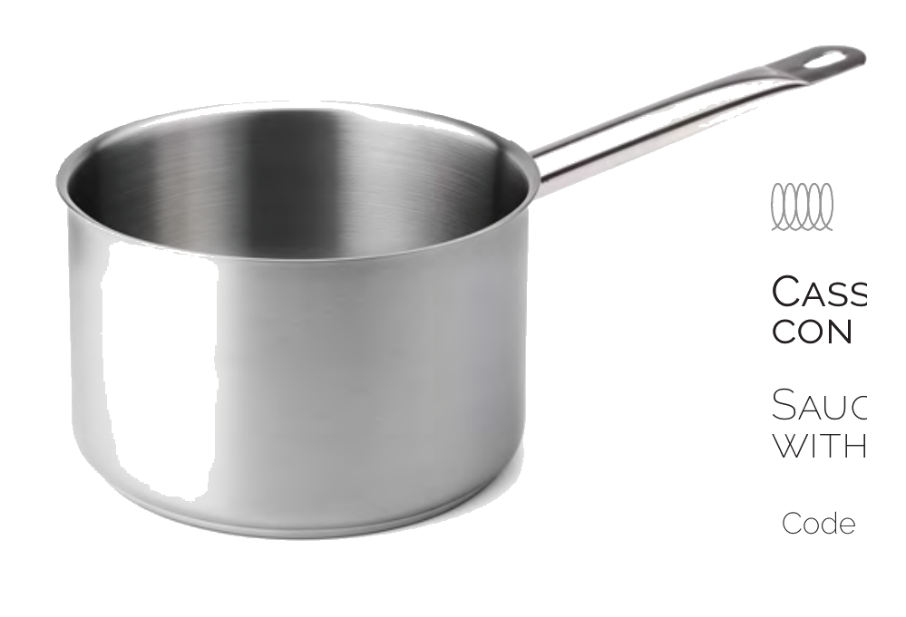 Cass. Alta 1/m inox 18/10 - 16 cm - COIX3105E16