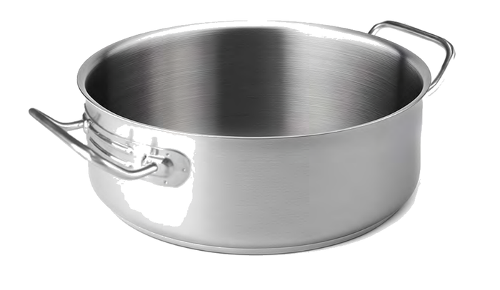 Cass. Bassa 2/m inox 18/10 cm. 40 - COIX3106E40