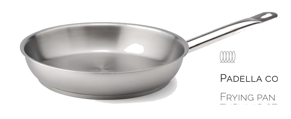 Padella 1/m inox 18/10 cm. 20 - COIX3111E20