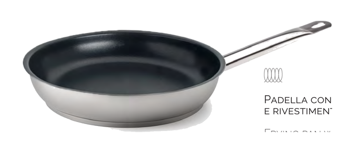 Pad. Ant. 1/m inox 18/10 cm. 20 interno platinum - COIX3111SP20