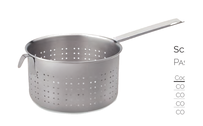 Scaldapasta 1/m inox 18/10 - 18 cm - COIX317518