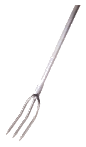 Forchettone inox eco-line 3/denti cm 50 - COIX3369E-350
