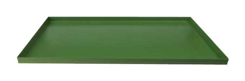 Teglia ret.allum. Antiad "v" cm 60x40x2  bordi dritti - COSA149AL2V60