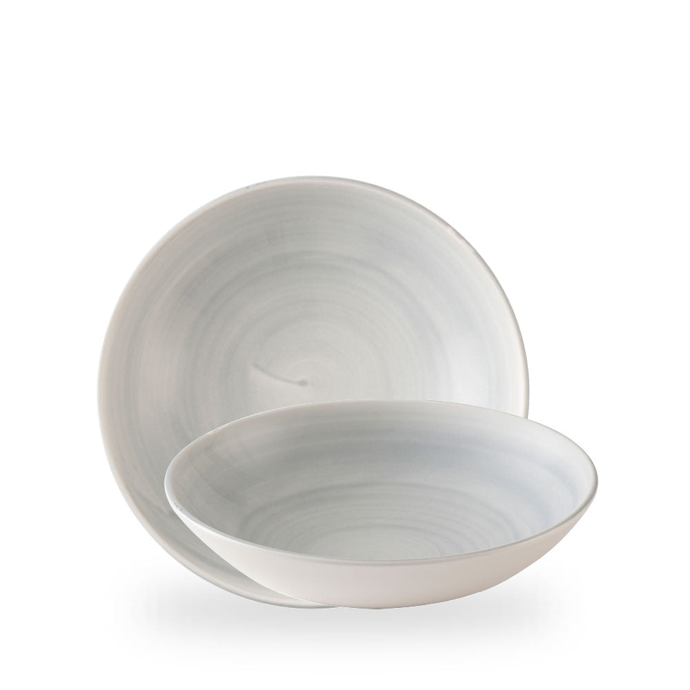 Stonecast Canvas Grey Evolve Piatto Fondo 9.75" Box 12 - CSGYEVB91