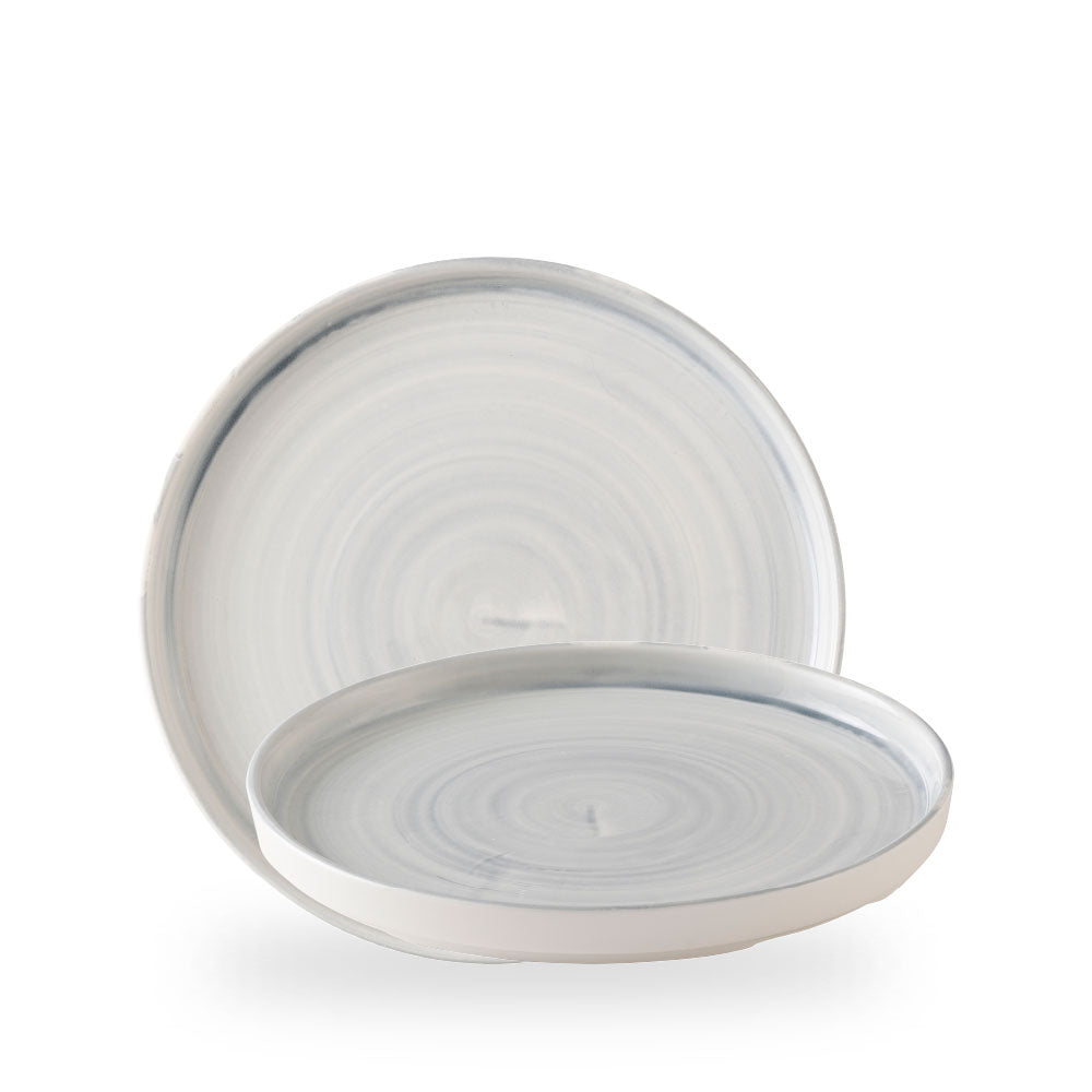 Stonecast Canvas Grey Piatto Walled 10 2/8" Box 6 - CSGYWP261