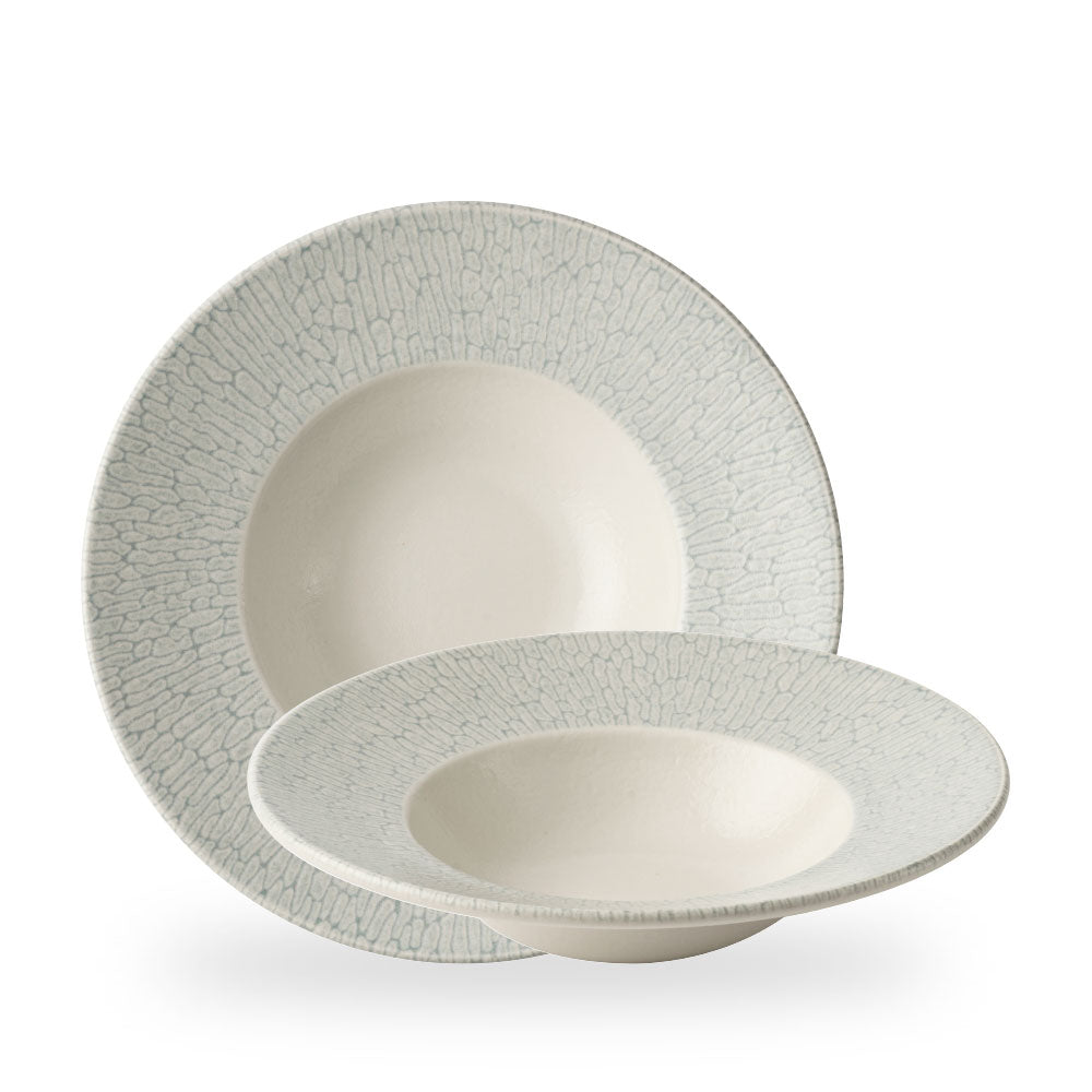 Delta Grey Profile Piatto Fondo Falda Larga 11" Box 12 - DELGVWBL1