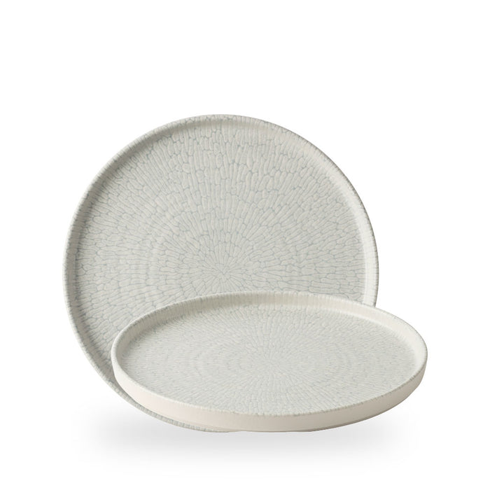 Delta Grey Walled Plate 10 1/4" Box 6 - DELGWP261