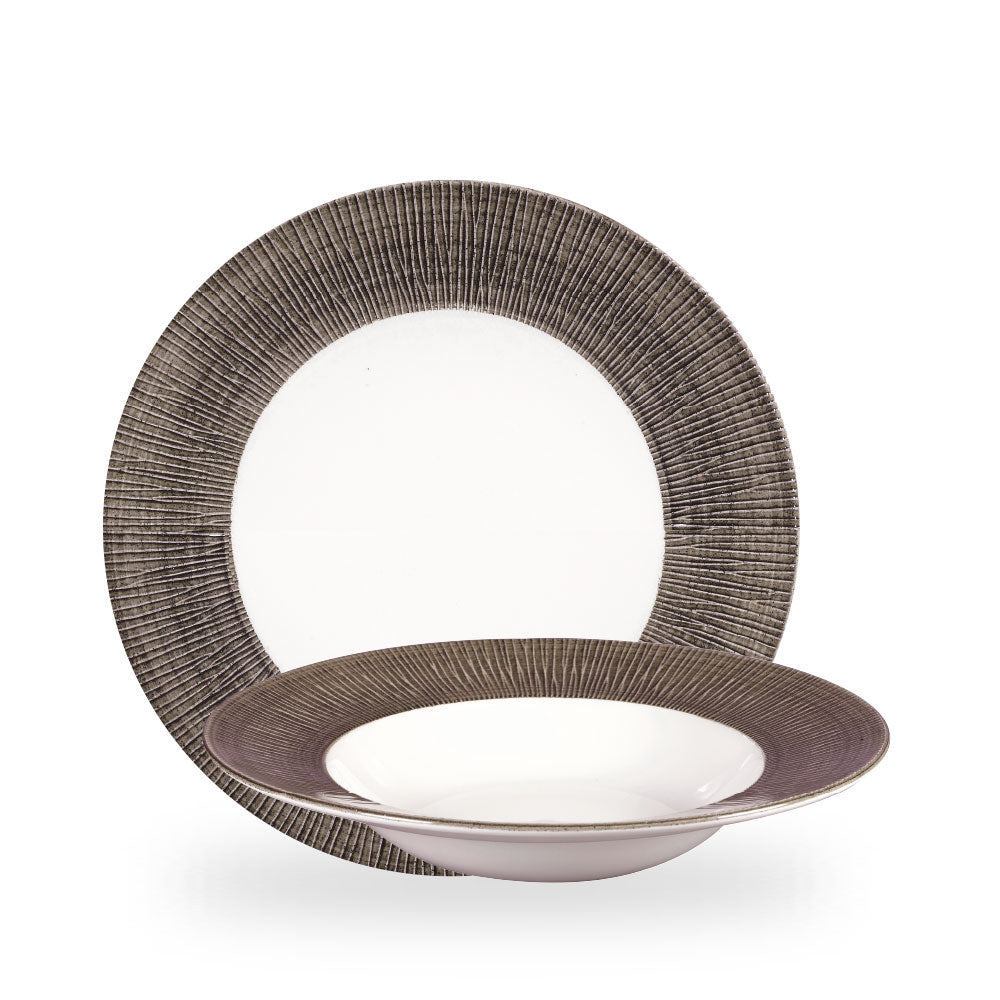 Bamboo Spinwash Dusk Piatto Fondo Con Falda 24Cm Box 12 - DUBALWBM1