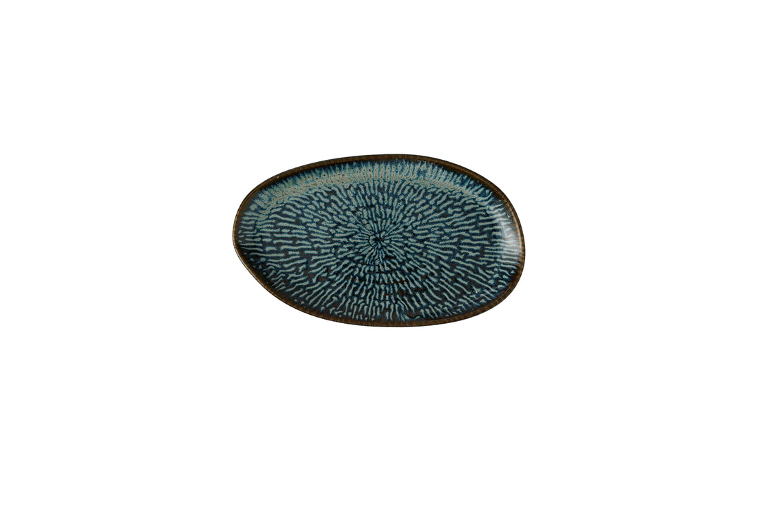 Cascade Sapphire Blue Natural Piatto Rettangolare 8 5/8 X 5 1/8 Box 6 - ECABPLA11