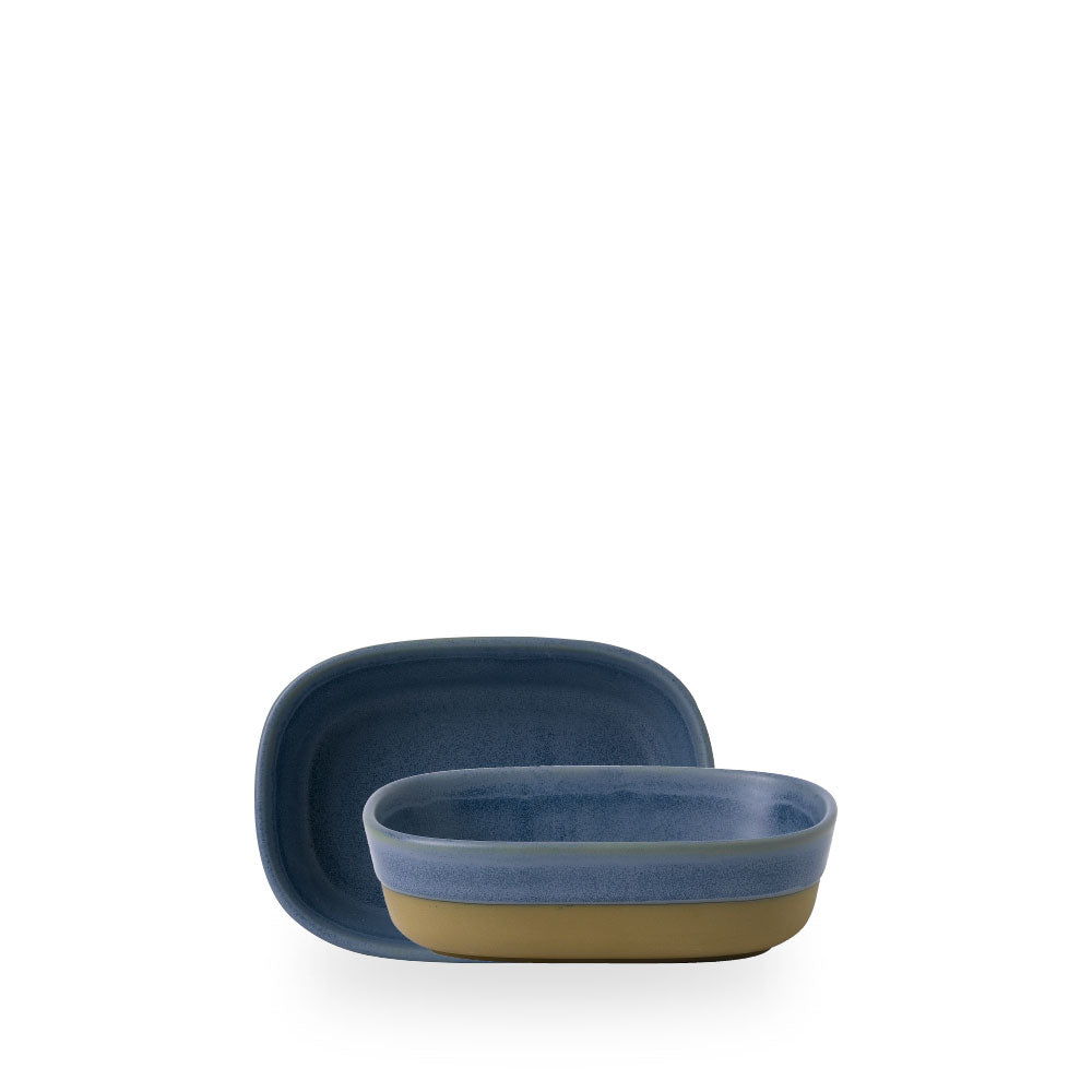 Emerge Oslo Blue Dish 17X12X5Cm Box 6 - EMBLED171