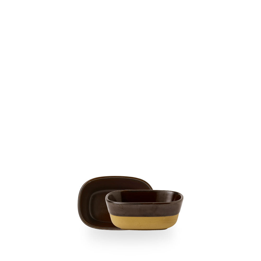 Emerge Cinnamon Brown Vassoio Con Bordo 12X9X5Cm Box 6 - EMBRED121