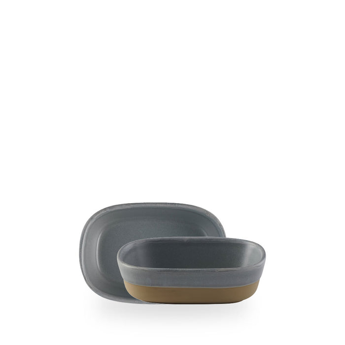 Emerge Seattle Grey Dish 17X12X5Cm Box 6 - EMGYED171