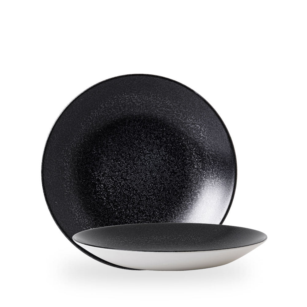 Evo Origins Midnight Black Piatto Fondo Coupe 10" Box 12 - EOBKPD251
