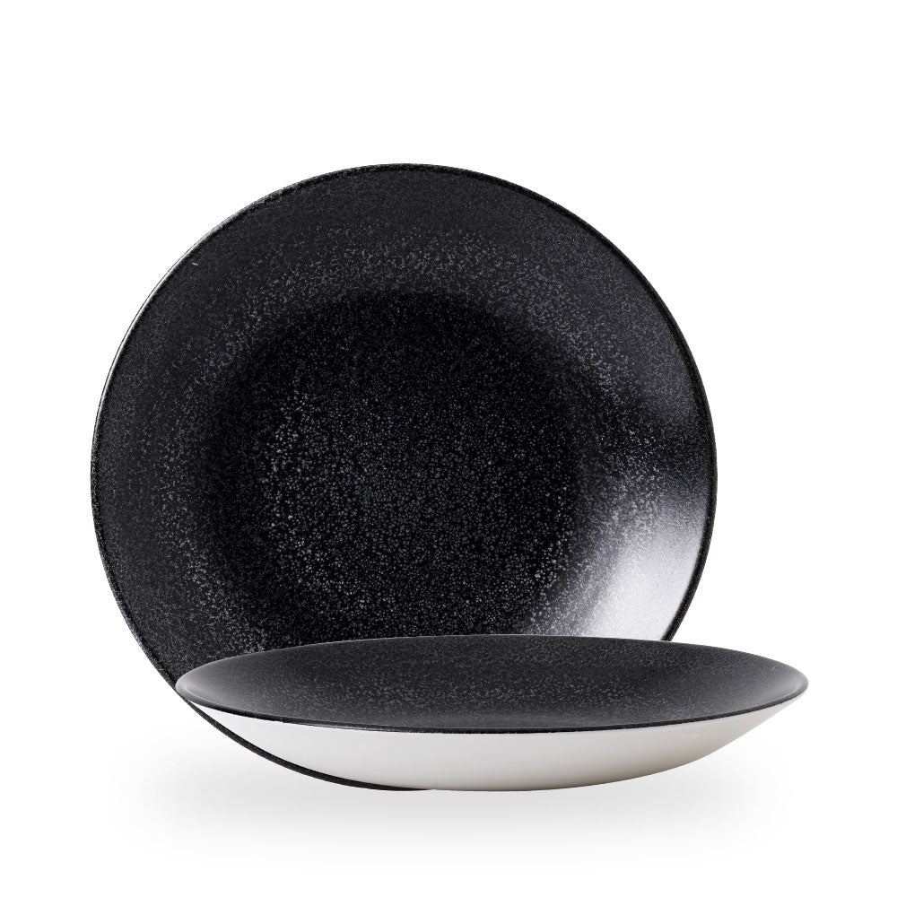 Evo Origins Midnight Black Piatto Fondo Coupe 11" Box 12 - EOBKPD271