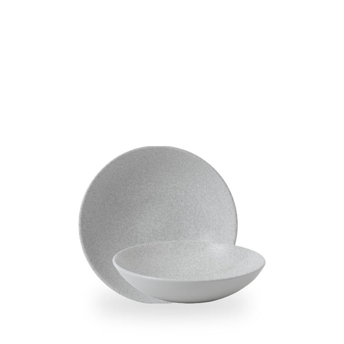 Evo Origins Fawn White Piatto Fondo 7.25" Box 12 - EOWHEVB71